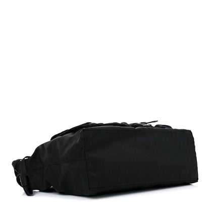 Prada Nylon Vela Drawstring Shopping Tote Black 4 of 20