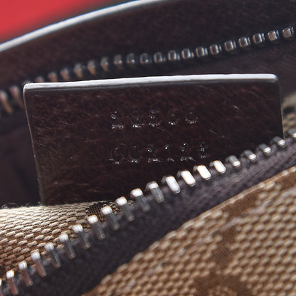 Gucci Monogram Web Belt Bag Dark Brown 7 of 7