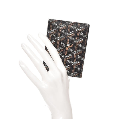 Goyard Goyardine Saint Marc Folding Card Case Black 2 of 7