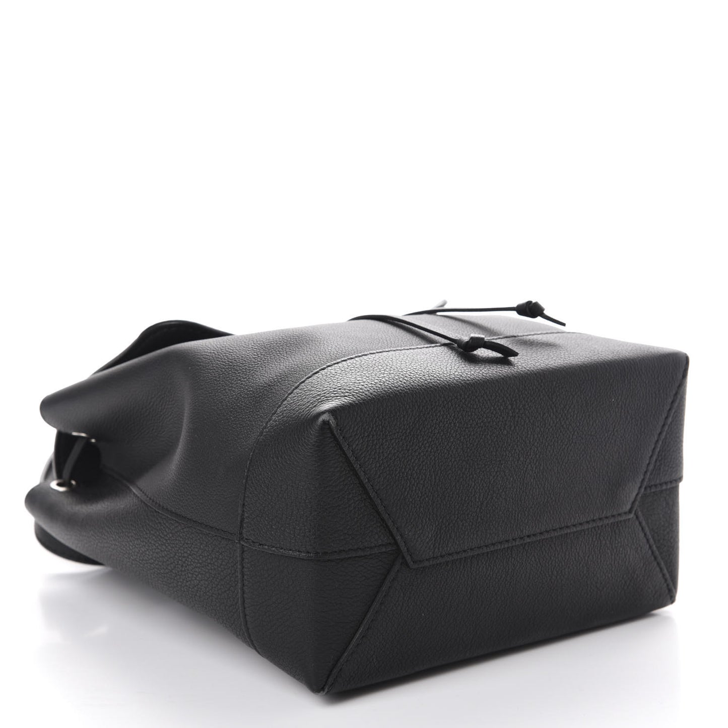 Calfskin Lockme Backpack Black