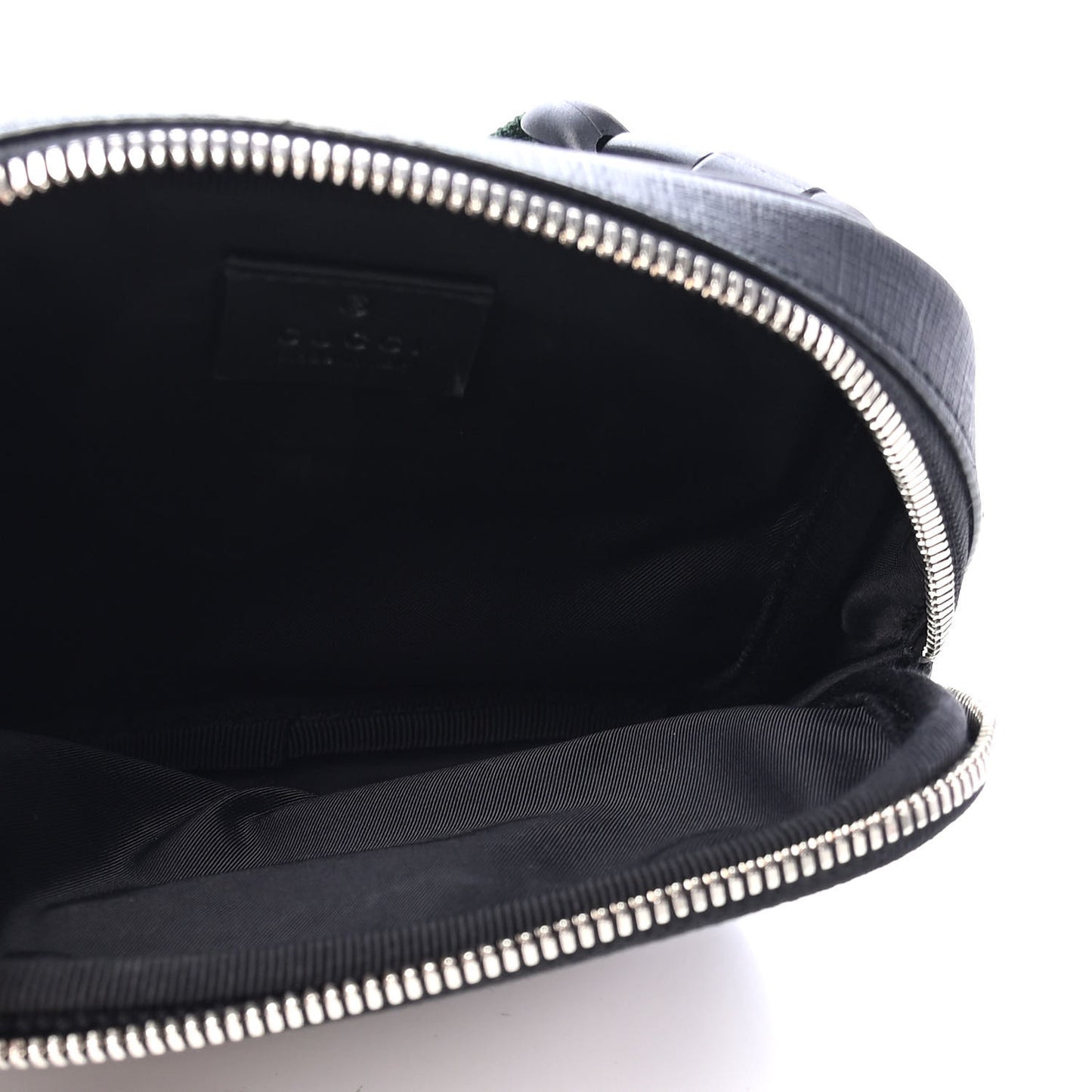 GG Supreme Monogram Web Belt Bag Black