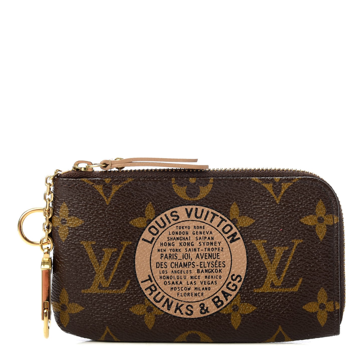 Monogram Complice Trunks and Bags Key Pouch Beige