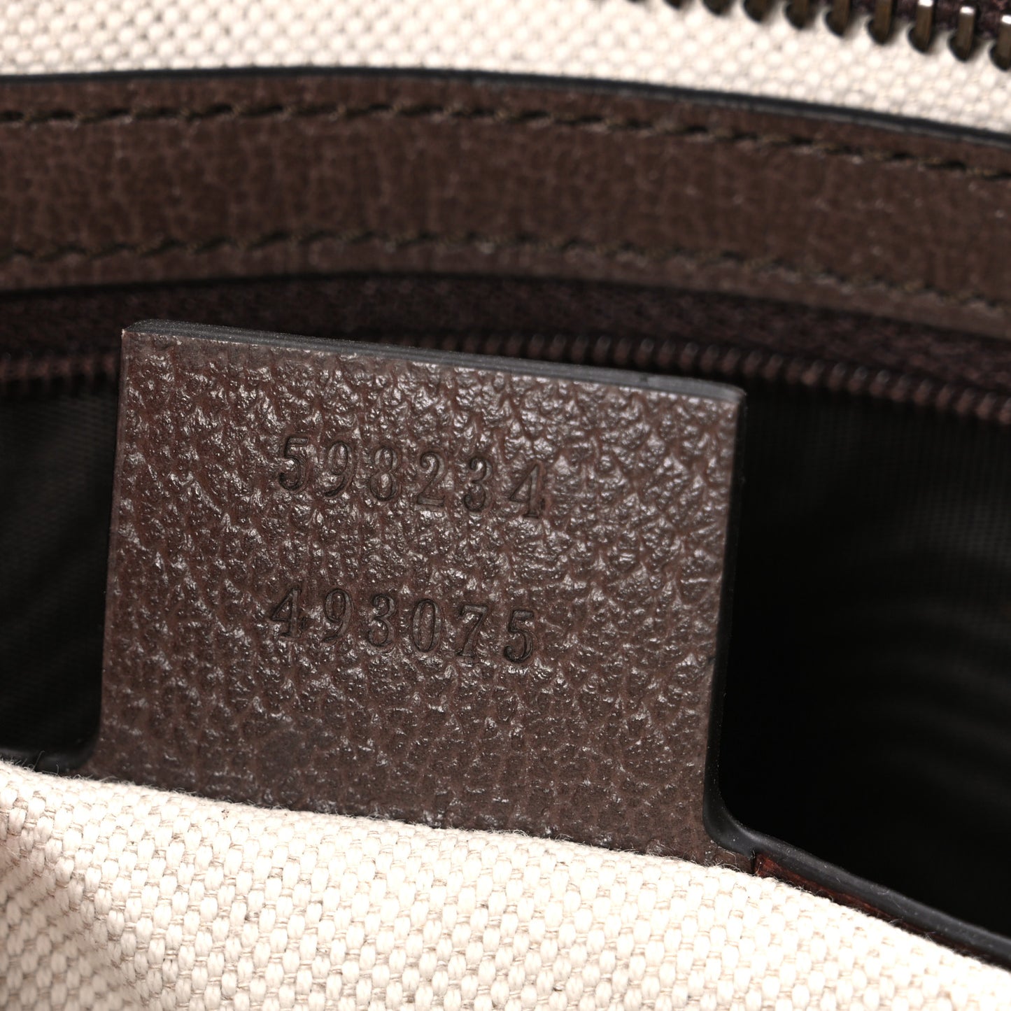 GG Supreme Monogram Web Ophidia GG Toiletry Case Beige New Acero