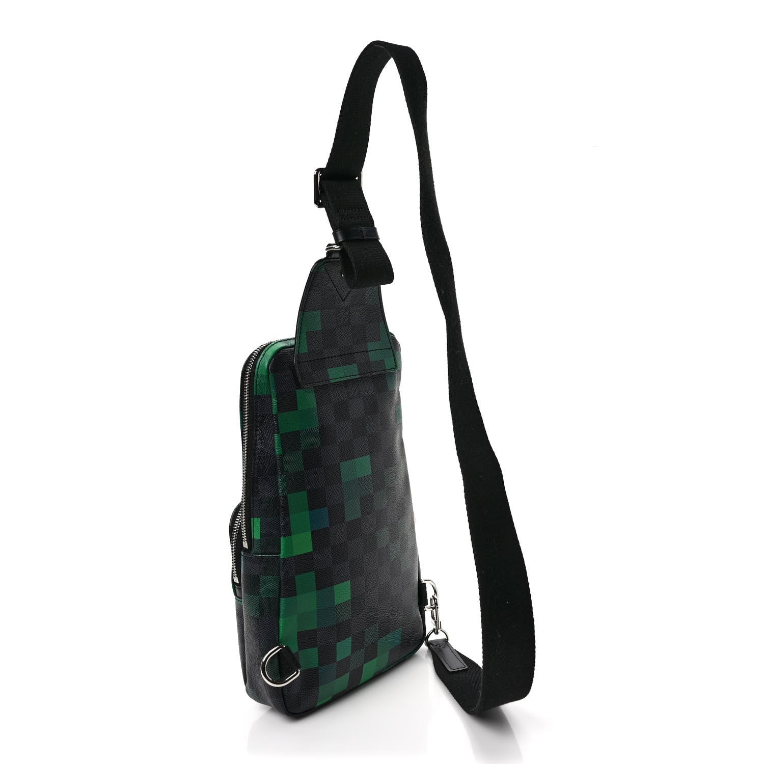 Louis Vuitton Damier Graphite Pixel Avenue Sling Backpack Vert 3 of 9
