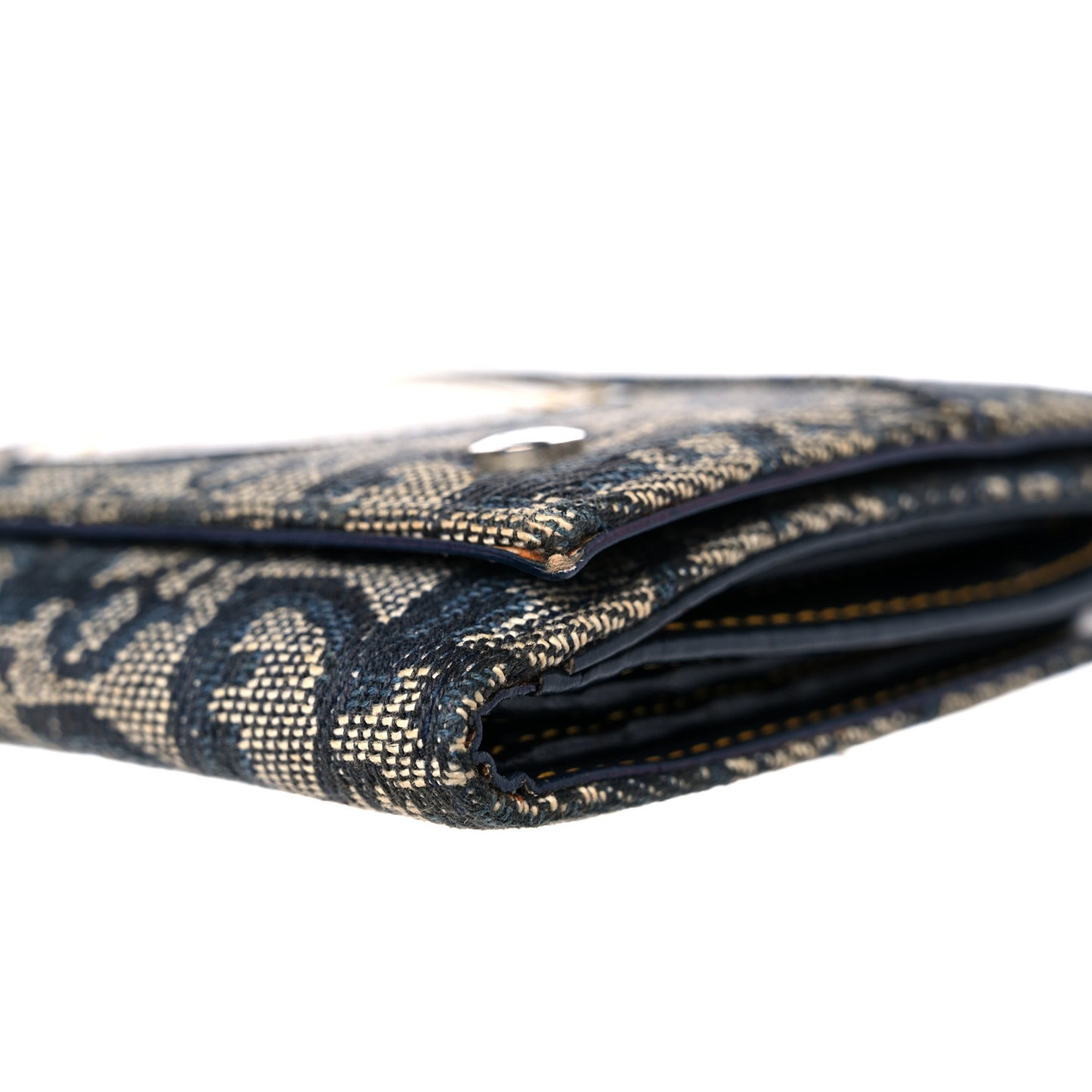 Monogram Compact Wallet Blue