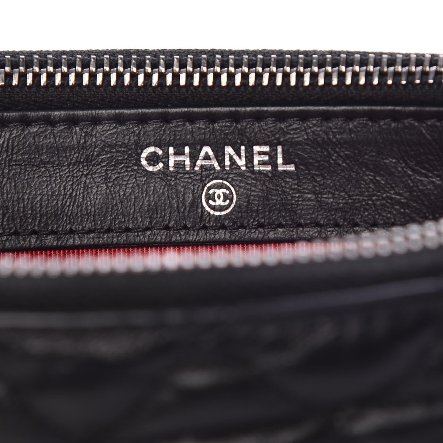 Aged Calfskin Quilted Small Gabrielle Clutch With Chain Black