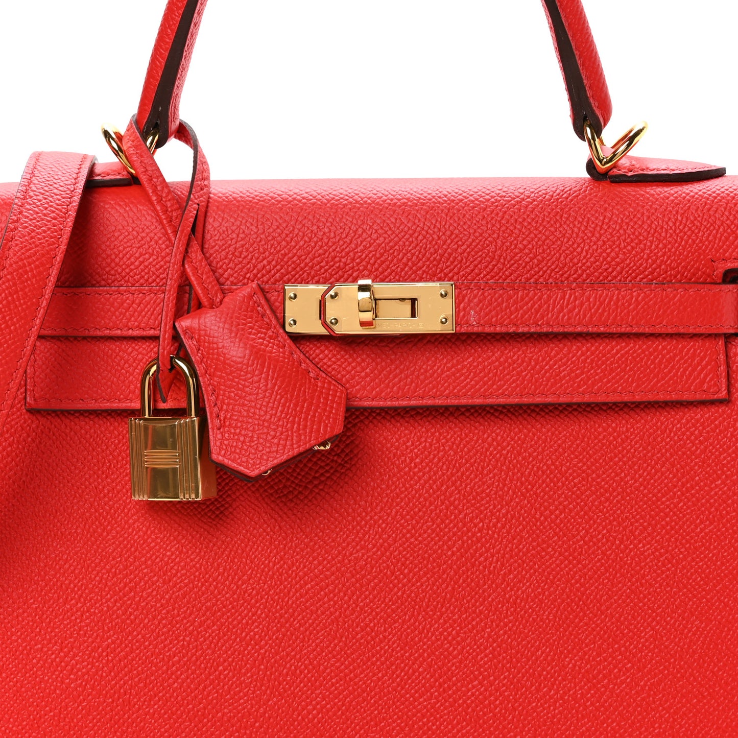 Epsom Kelly Sellier 25 Rouge De Coeur