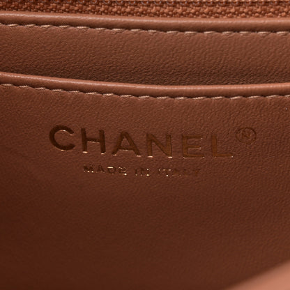 Chanel Lambskin Quilted Mini Rectangular Flap Brown 6 of 10