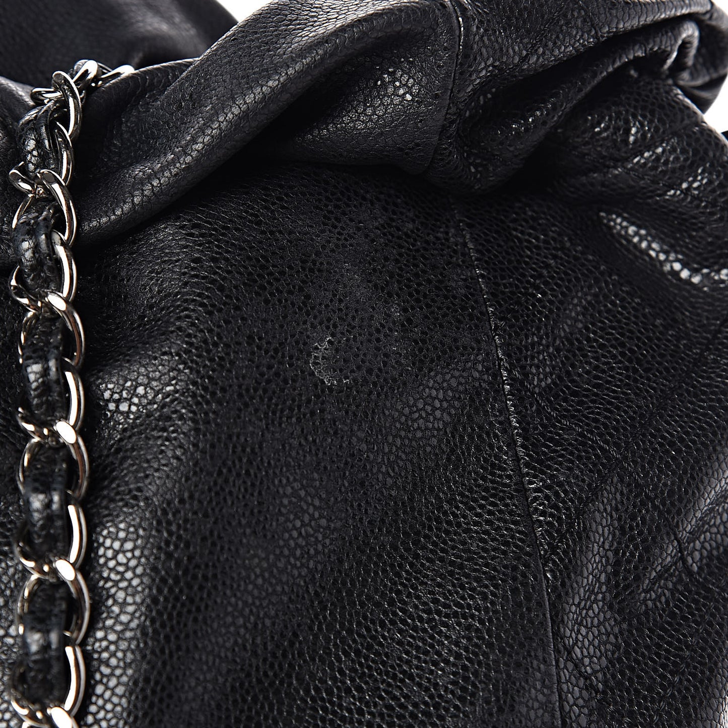 Caviar 31 Drawstring Tote Black