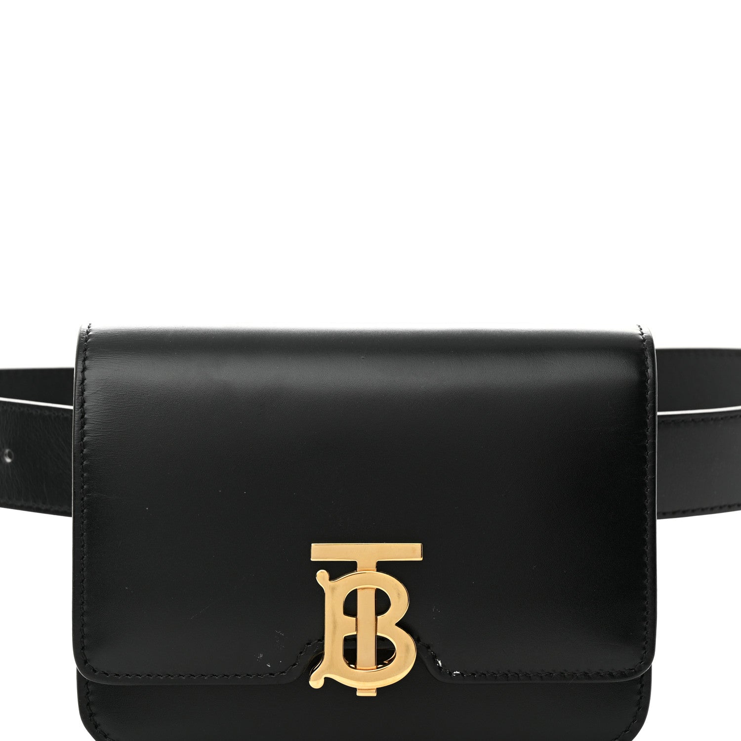 Burberry Calfskin TB Belt Bag Black 7 of 12