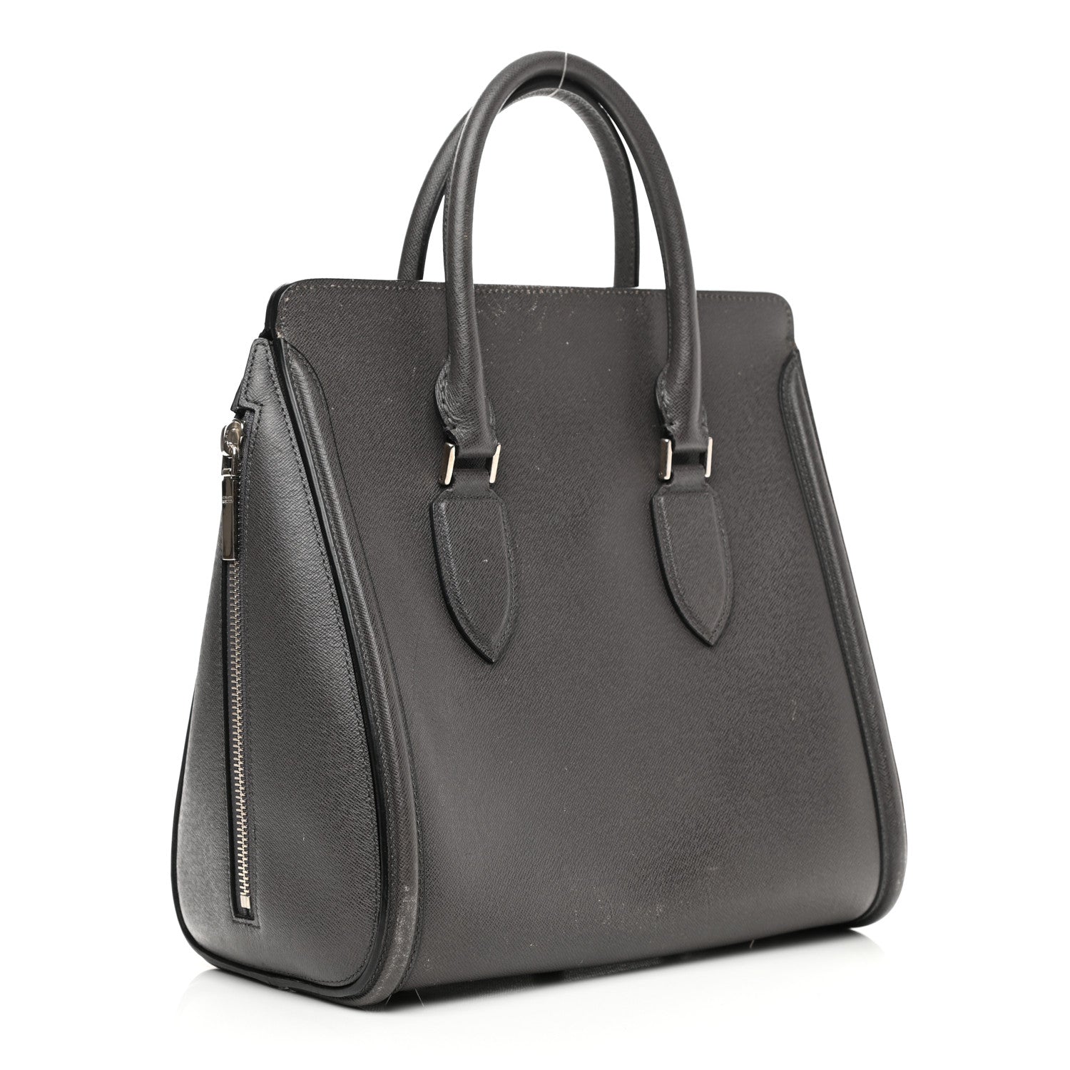 Alexander McQueen Calfskin Large Heroine Grey 3 of 19