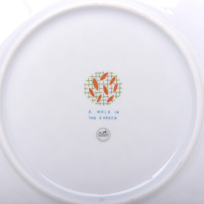 Hermes Porcelain A Walk in the Garden Dinner Plate Bleue 4 of 6