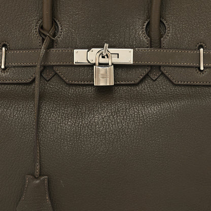 Hermes Chevre De Coromandel HAC Birkin 36 Vert Olive 8 of 15