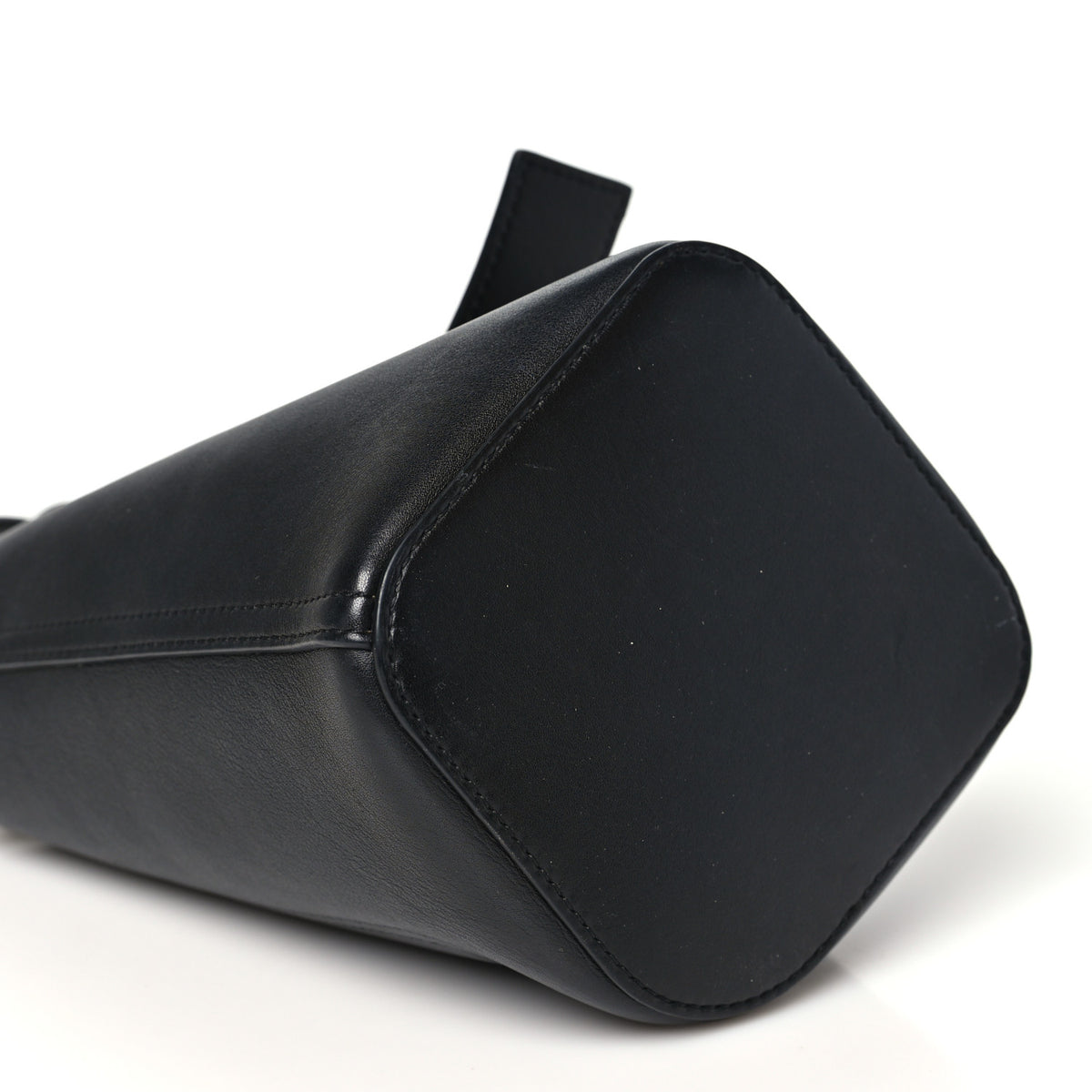 Loewe Smooth Calfskin Mini Pebble Bucket Bag Black 8 of 9
