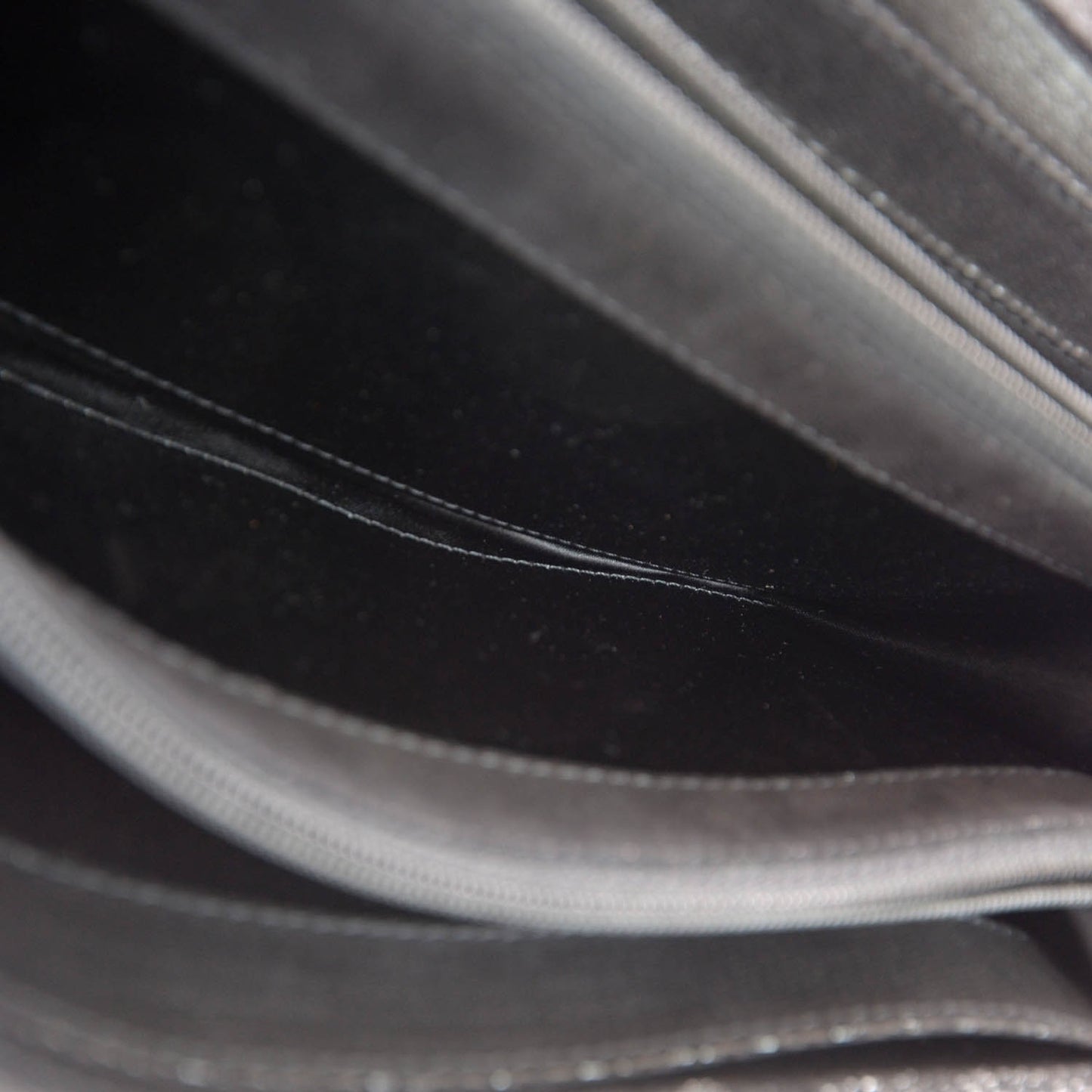 Woven Calfskin Clutch Bag Black