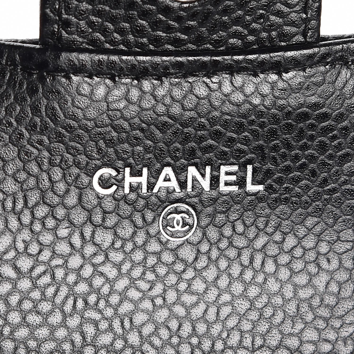 Chanel Caviar Quilted Flap Card Holder Black 6 of 8