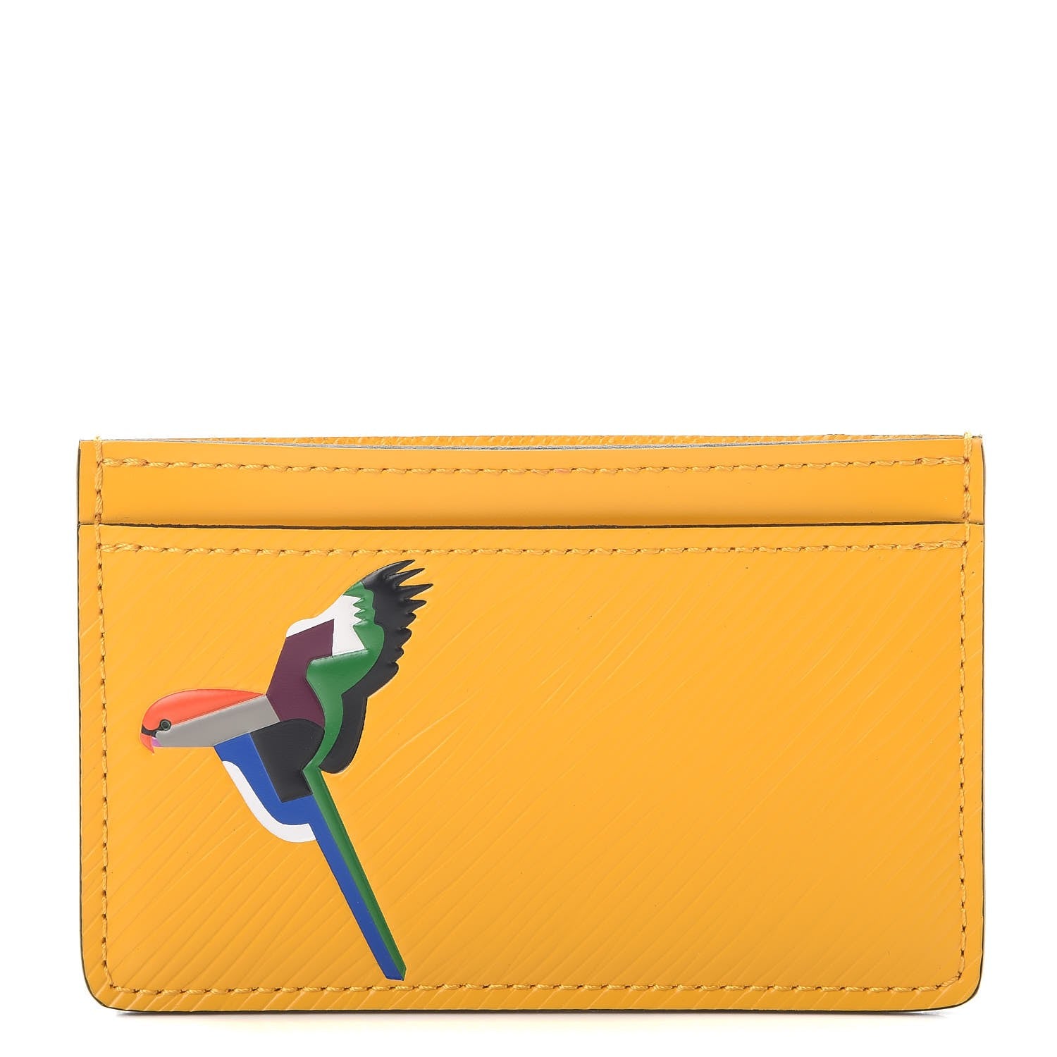 Louis Vuitton Epi Early Bird Card Holder Jonquille 1 of 8