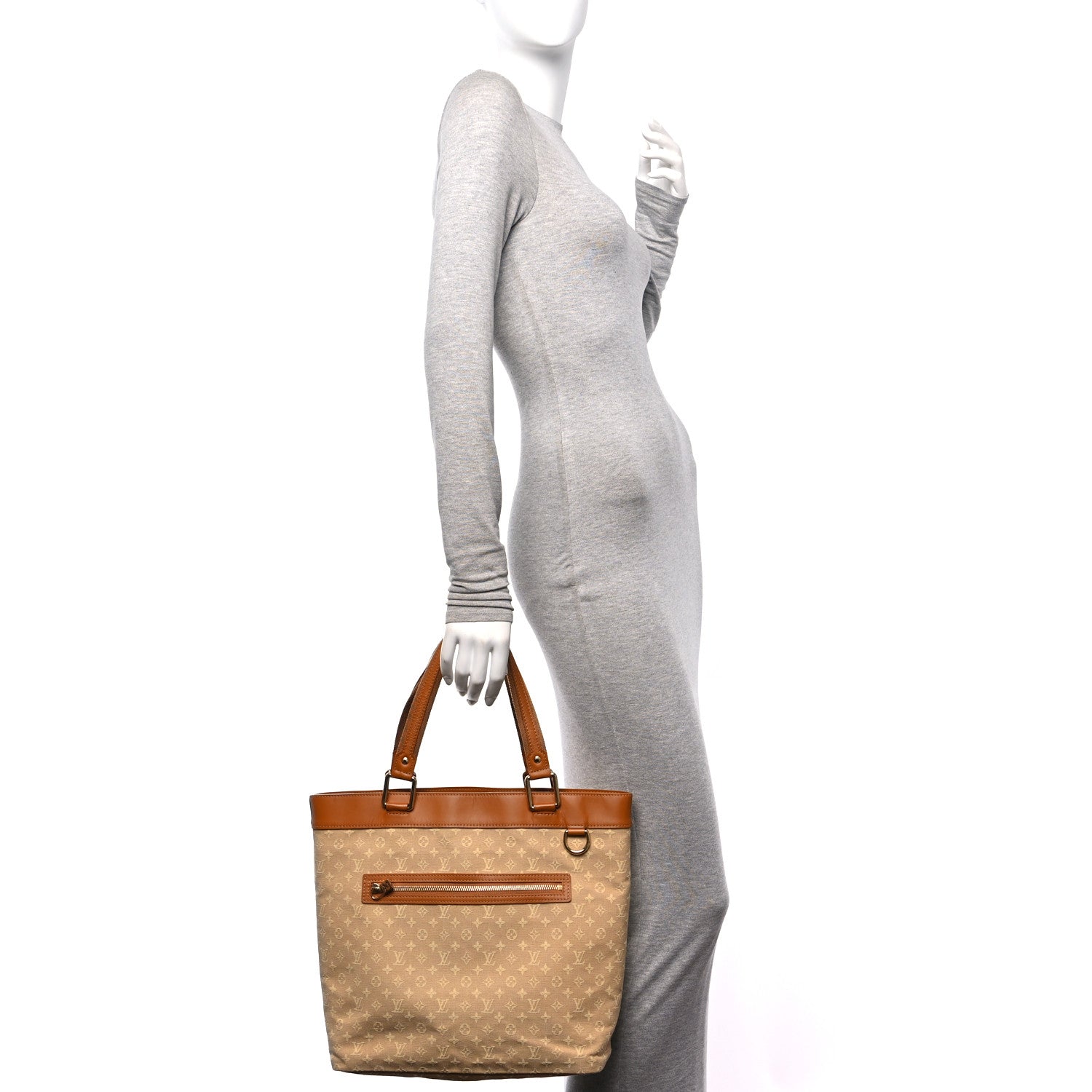 Louis Vuitton Mini Monogram Lucille GM Beige 2 of 9