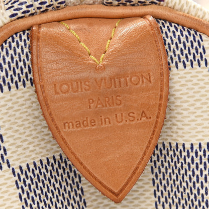 Louis Vuitton Damier Azur Speedy 30 6 of 9