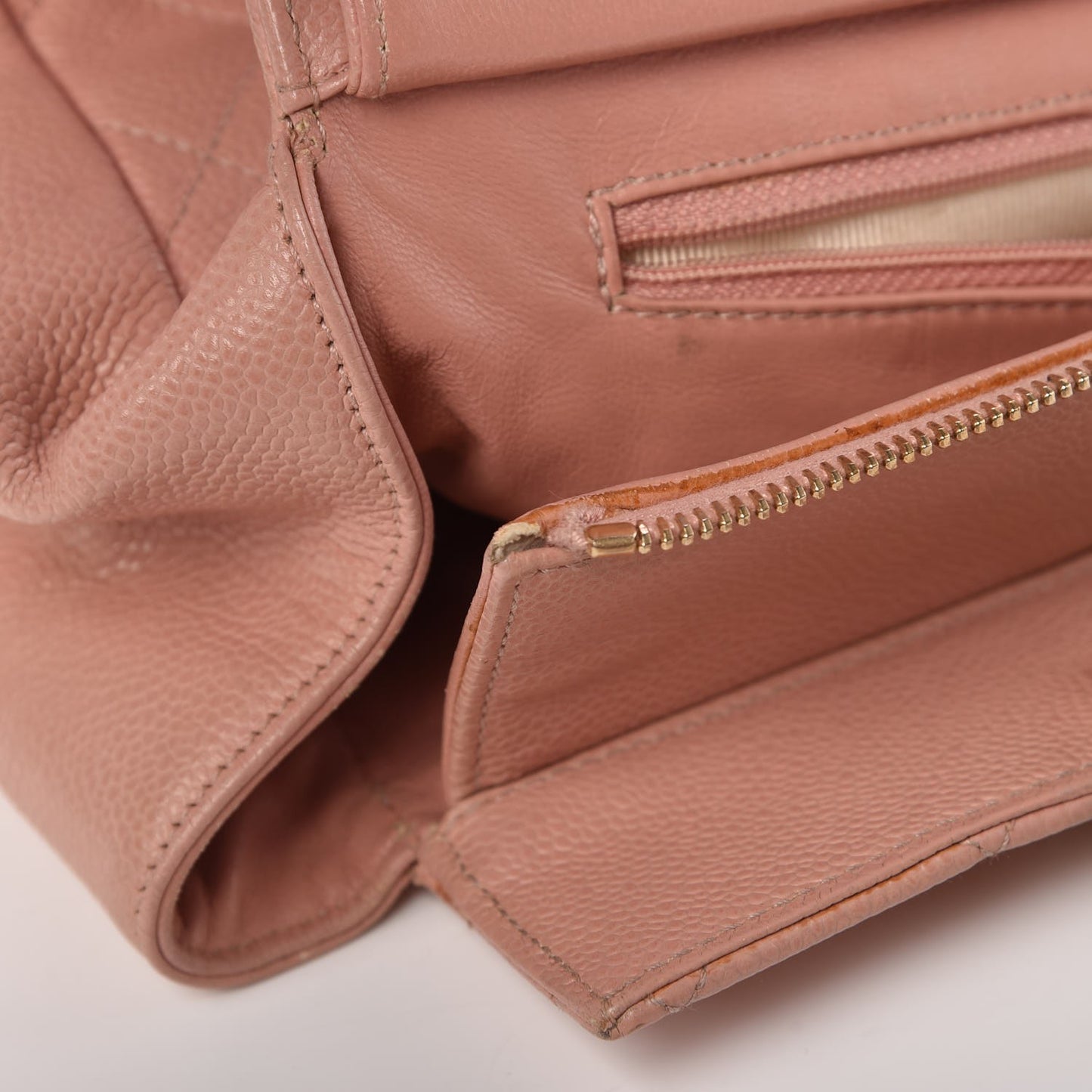 Caviar Quilted Grand Timeless Tote GTT Pink