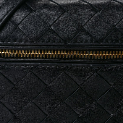 Bottega Veneta Calfskin Intrecciato Bang Bang Vanity Case Black 7 of 12