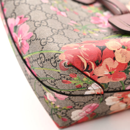 Gucci GG Supreme Monogram Blooms Medium Reversible Tote Beige Multicolor Dry Rose 8 of 33
