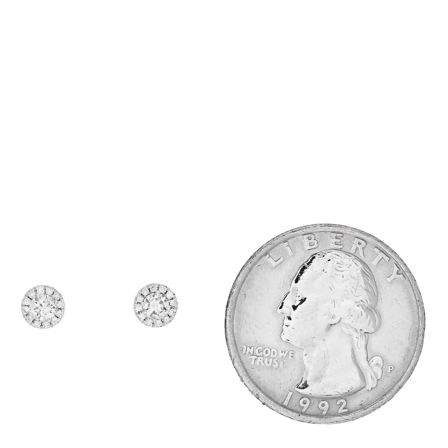 Platinum Diamond .32ctw Soleste Earrings