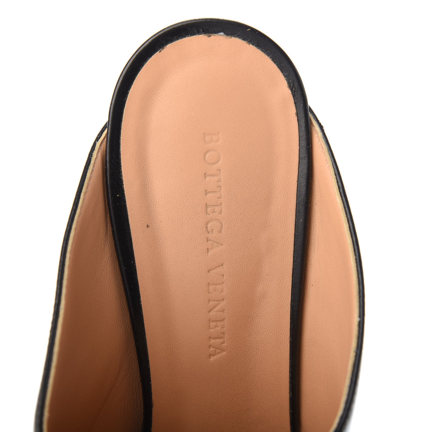 Laville Calfskin Bloc Mules 38 Black