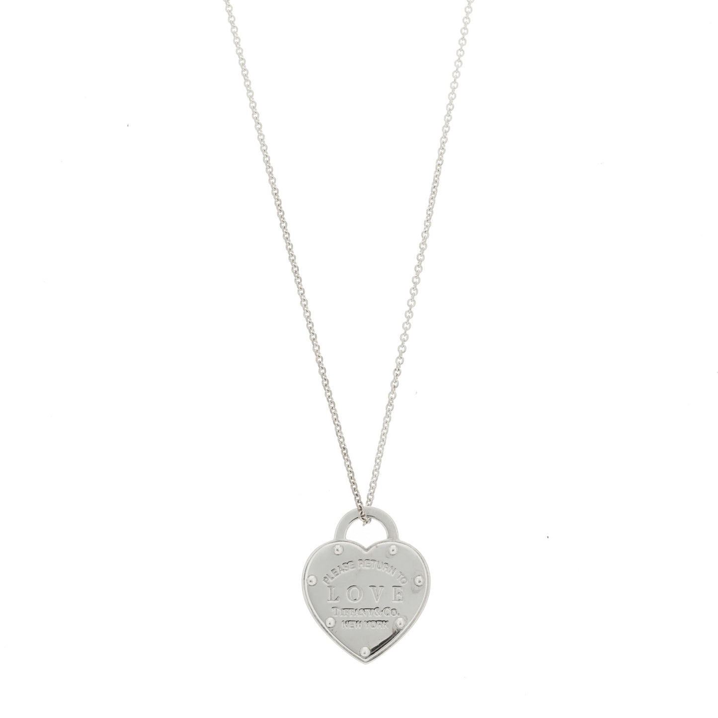 Sterling Silver Return To Tiffany Love Pendant Necklace