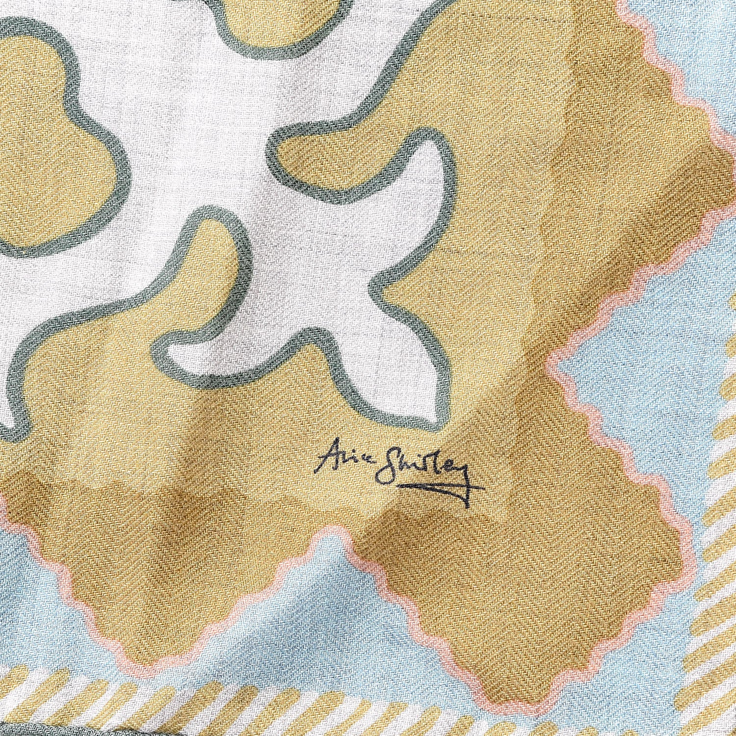 Hermes Cashmere Silk Appaloosa Des Steppes Shawl 140 Gris Chine Bleu Rosi 4 of 7