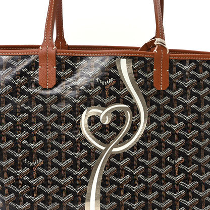 Goyard Goyardine Saint Louis PM Black Gold 9 of 11