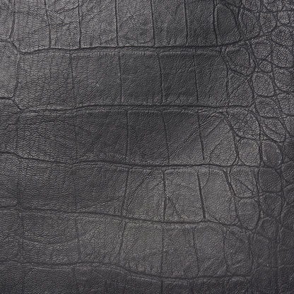 Saint Laurent Calfskin Crocodile Embossed Monogram iPad Case Black 8 of 8