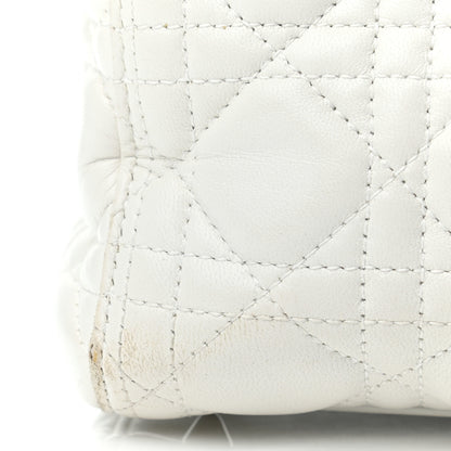 Christian Dior Lambskin Cannage Medium Lady Dior White 5 of 5