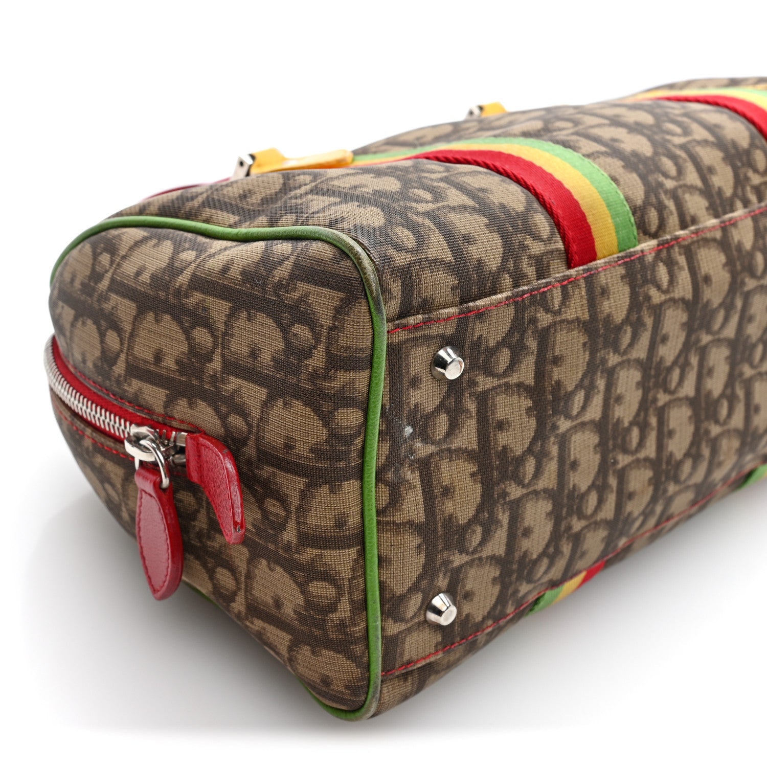Christian Dior Monogram Rasta Boston Beige 8 of 9