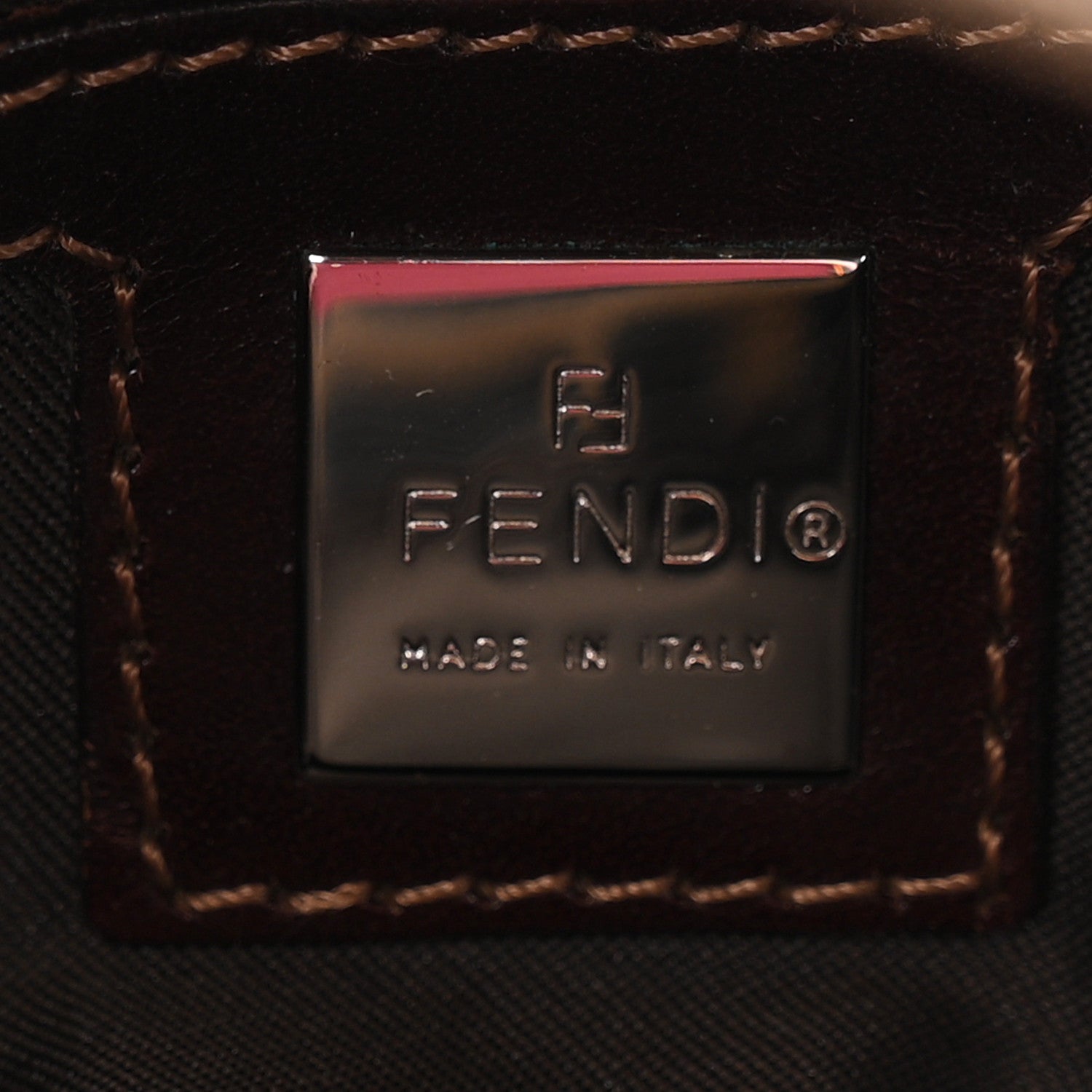 Fendi Zucca Shoulder Bag Tobacco 6 of 9