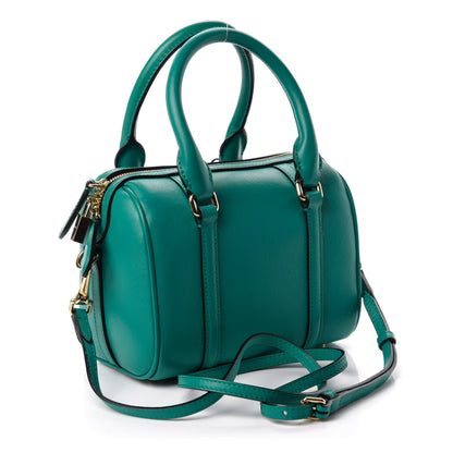Burberry Soft Calfskin Small Alchester Bowling Bag Aqua Green 4 of 12