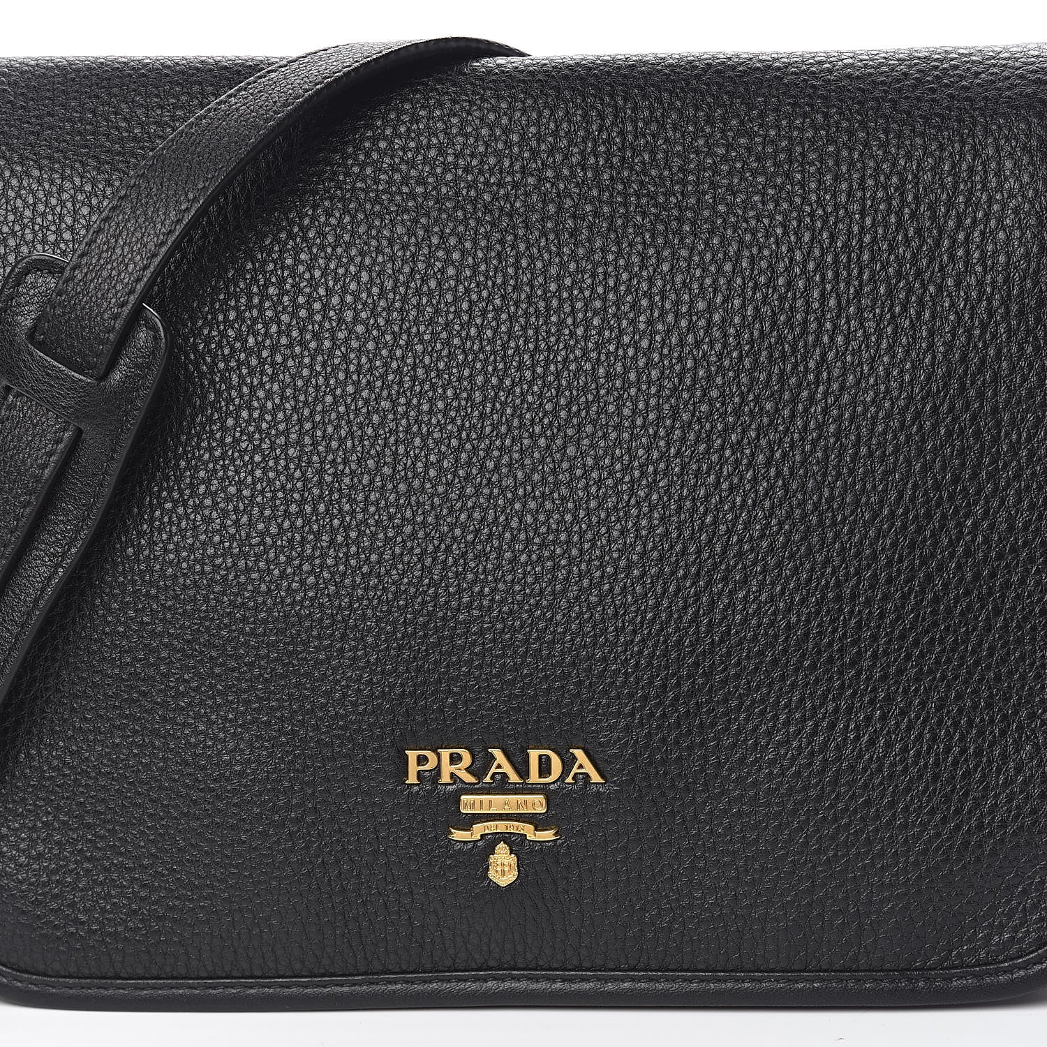 Prada Vitello Phenix Crossbody Bag Black 8 of 11