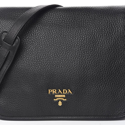 Prada Vitello Phenix Crossbody Bag Black 8 of 11
