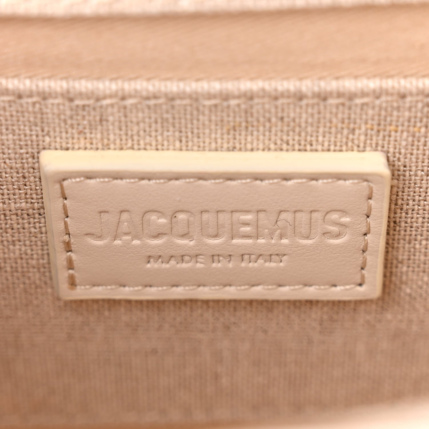 Jacquemus Linen Le Grand Bambino Light Greige 6 of 10