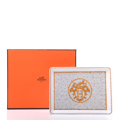 Hermes Porcelain Mosaique au 24 Sushi Plate 6 of 6