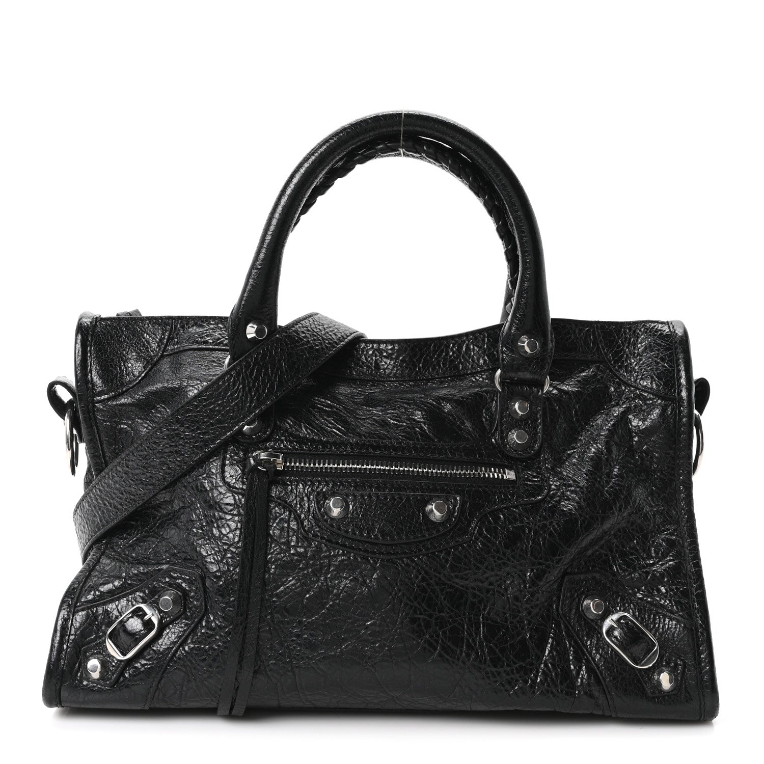 Balenciaga Agneau Arena Silver Hardware Small Le City Black 1 of 10
