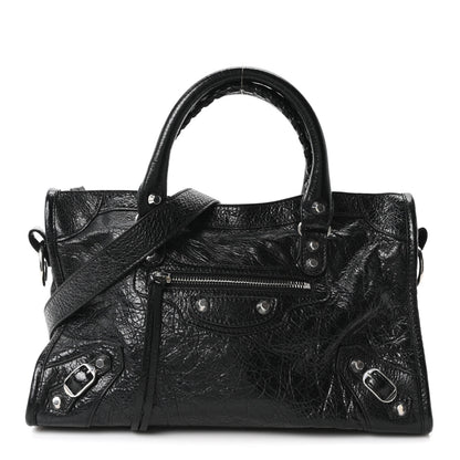 Balenciaga Agneau Arena Silver Hardware Small Le City Black 1 of 10