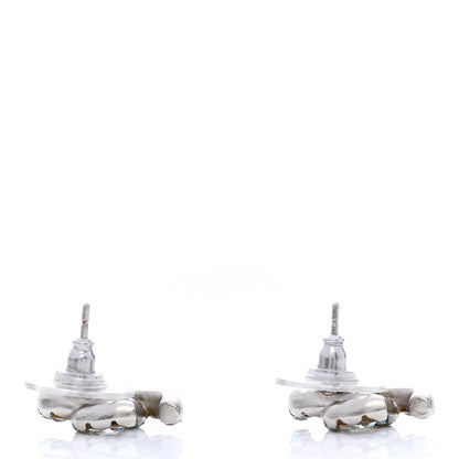 Chanel Iridescent Crystal CC Earrings Multicolor 3 of 7