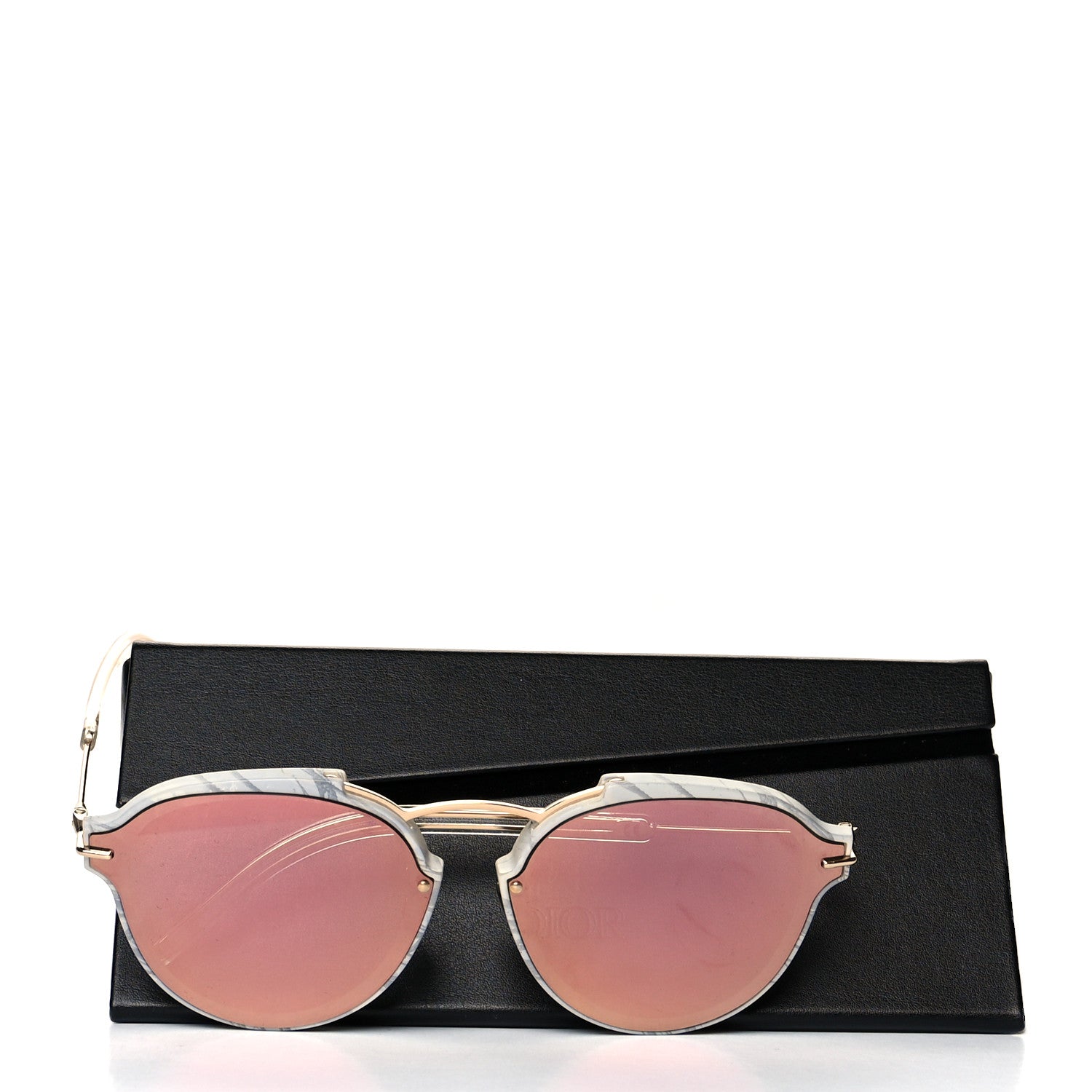 Christian Dior Round Eclat Sunglasses Pink Grey 7 of 7