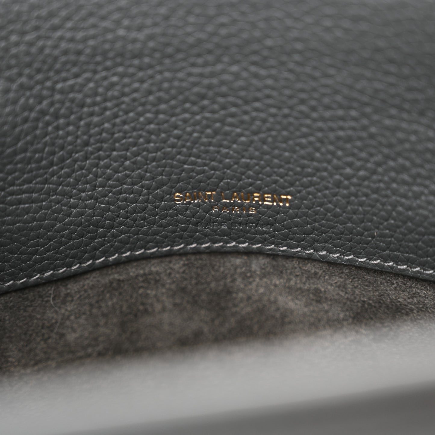Grained Calfskin Baby Sac De Jour Souple Storm
