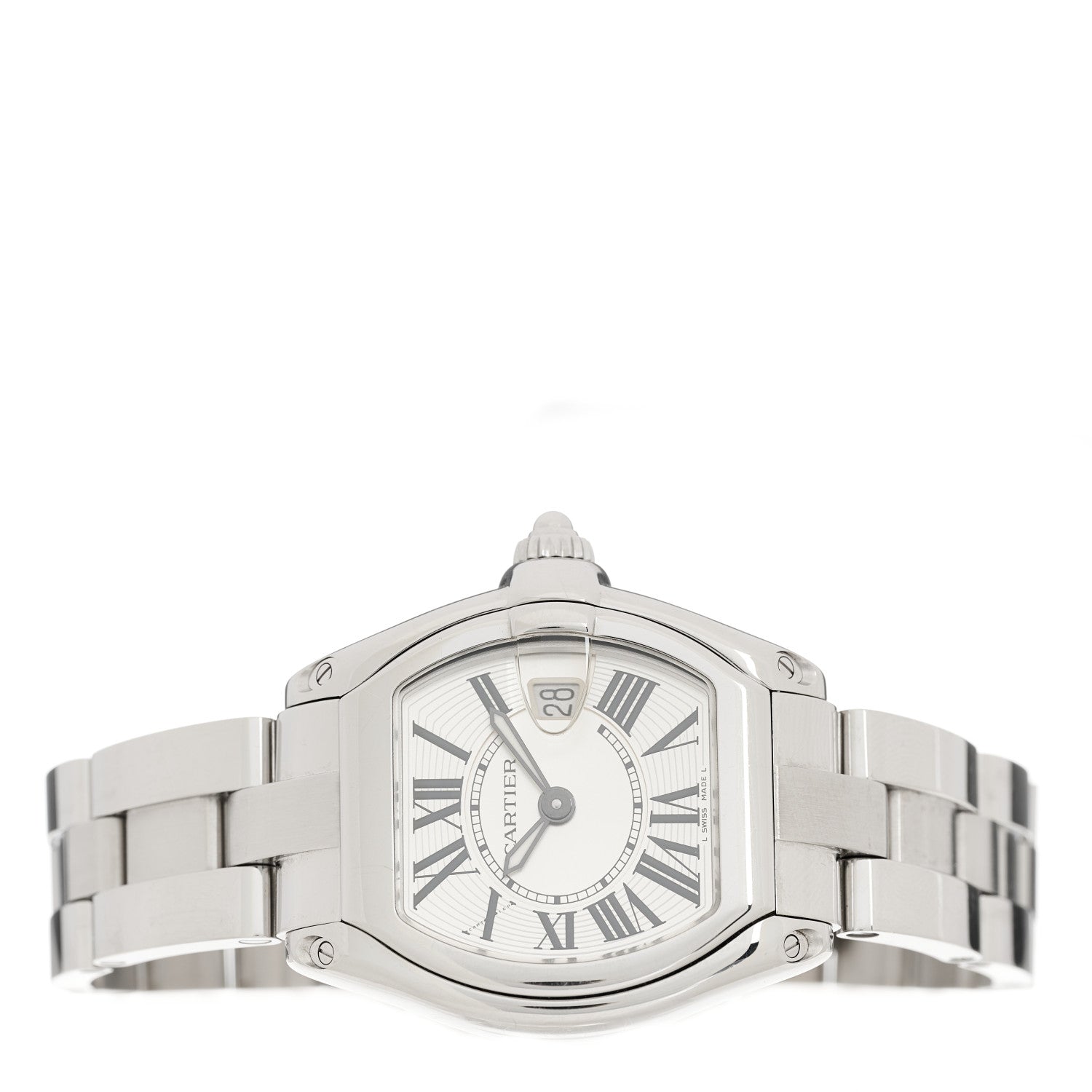 Cartier Stainless Steel 31mm Roadster Quartz Watch 2 of 4