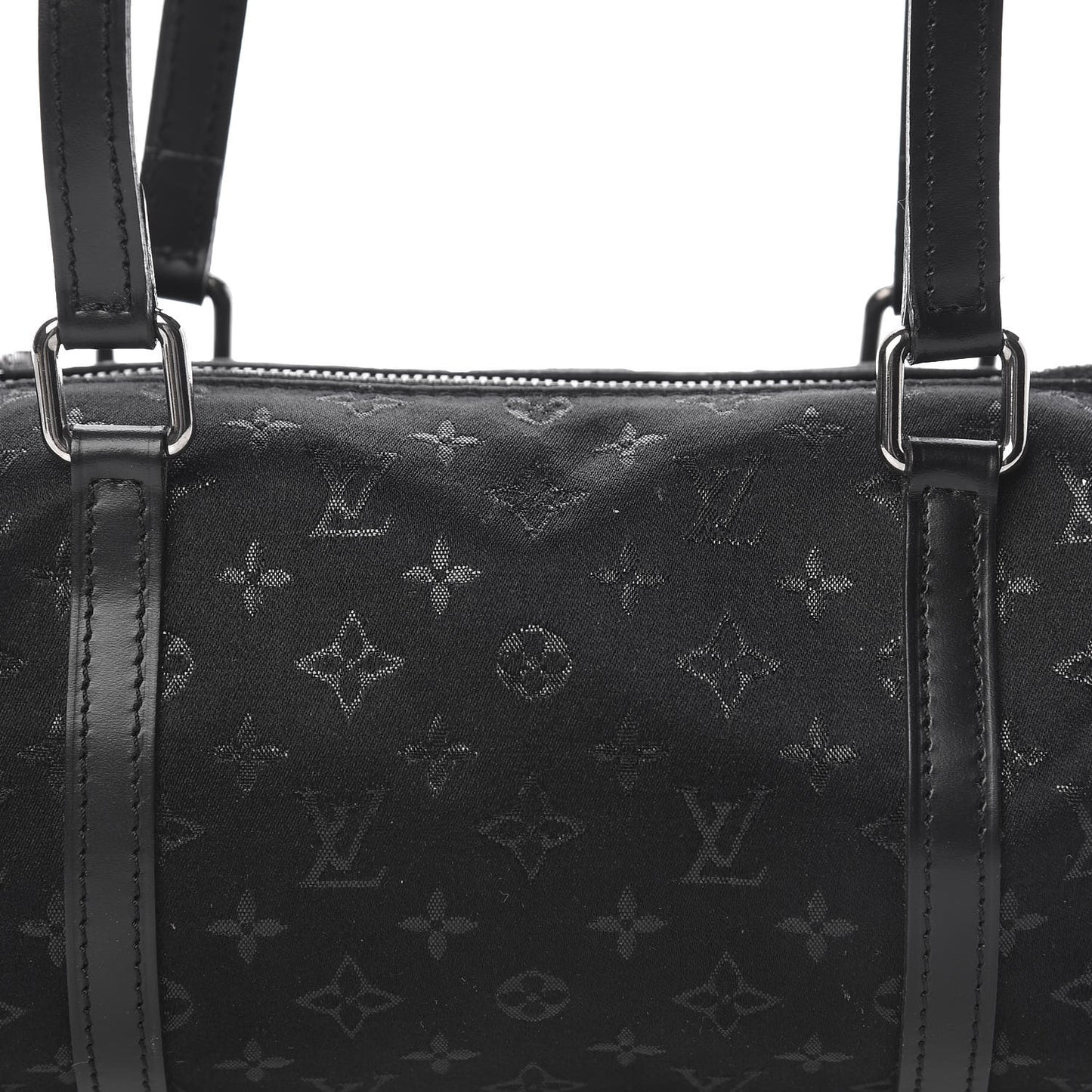 Satin Monogram Mini Papillon Black