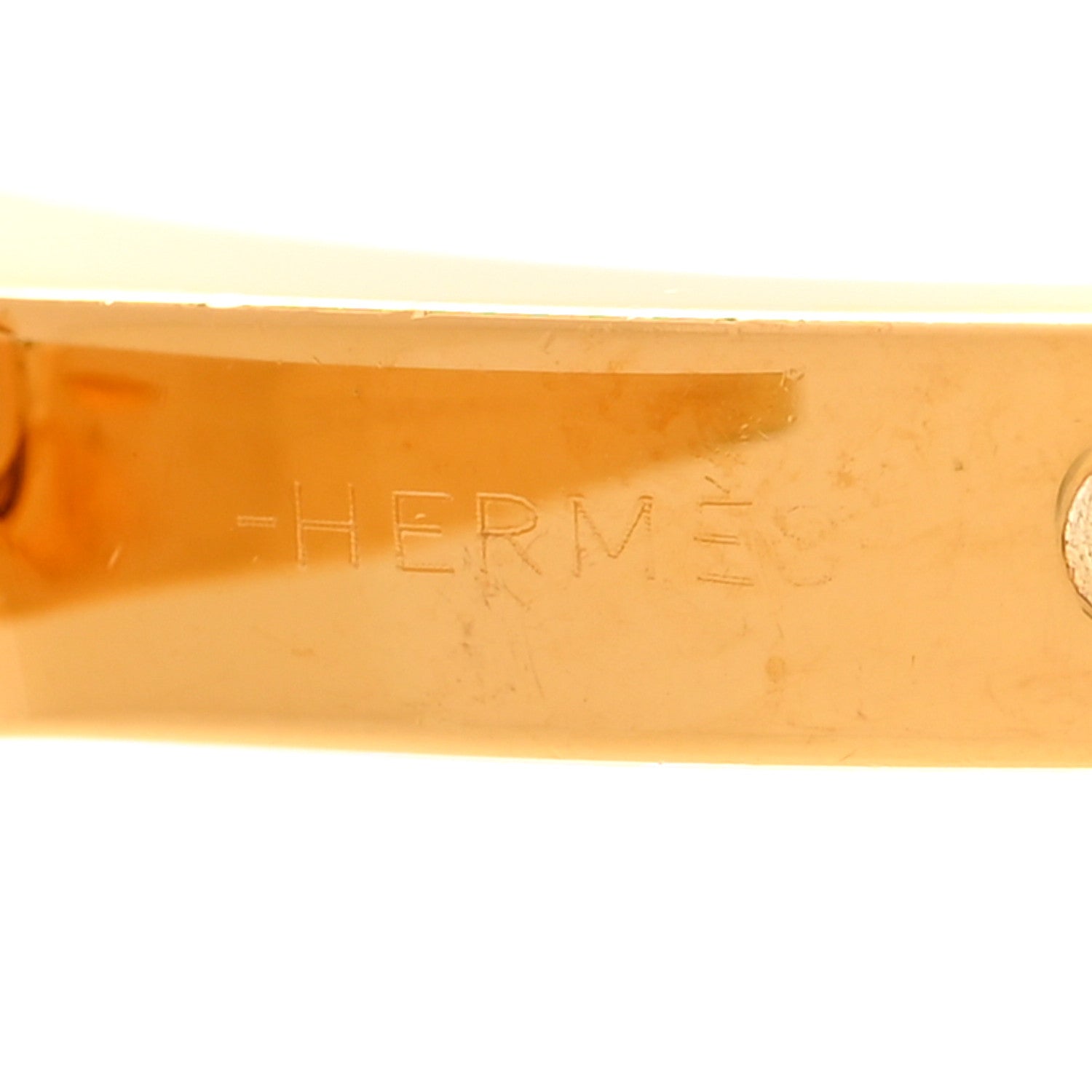 Hermes Permabrass Filou Glove Clip Gold 3 of 5