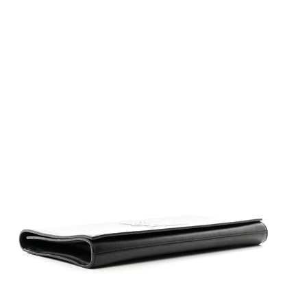 Saint Laurent Calfskin Monogram Large Belle De Jour Clutch Black 4 of 7