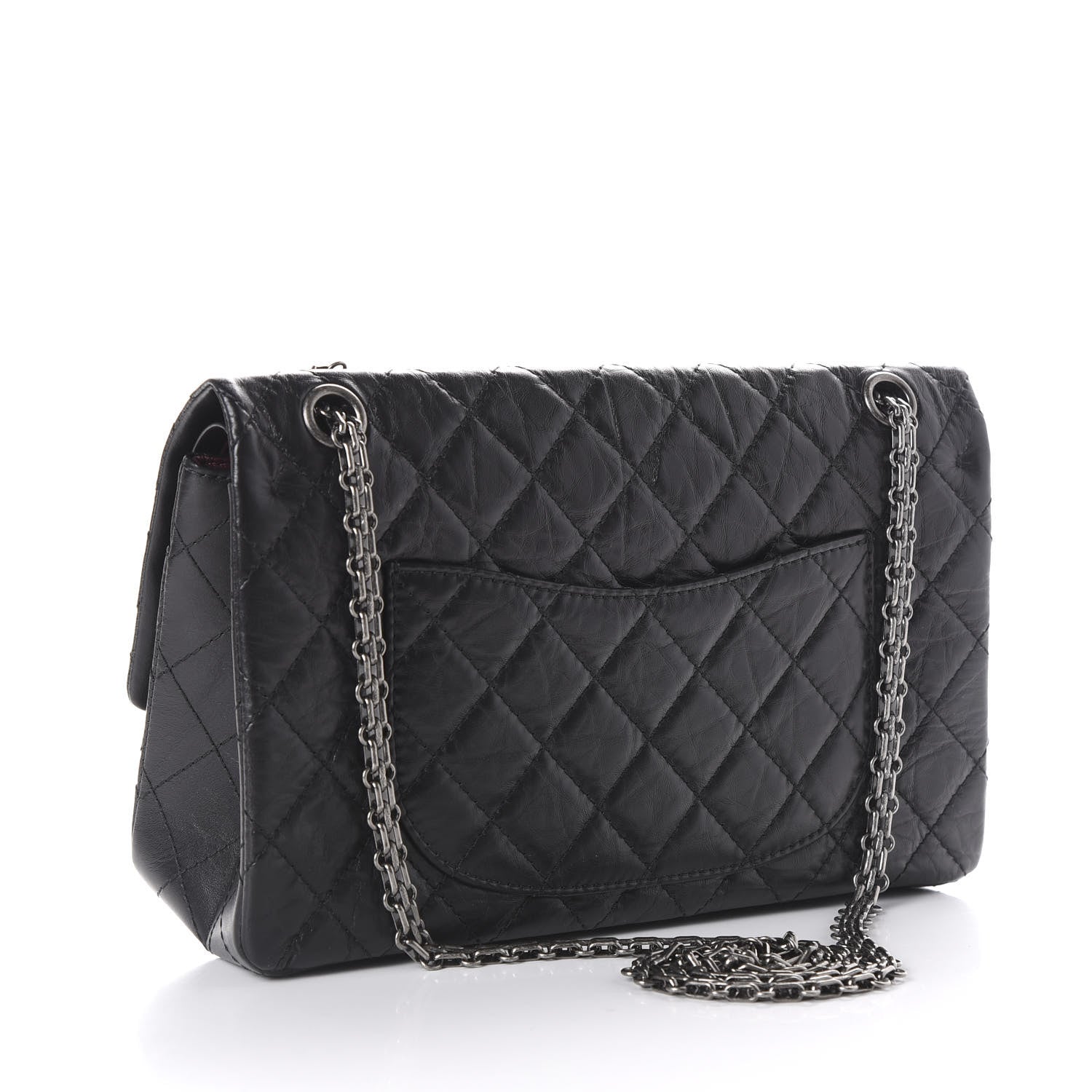 Chanel Aged Calfskin Quilted 2.55 Reissue 226 Flap Black 2 of 10